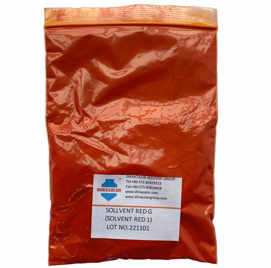 Solvent Red 1 Plastic (Solvent Dyes Red G) Wax Oil Plastic