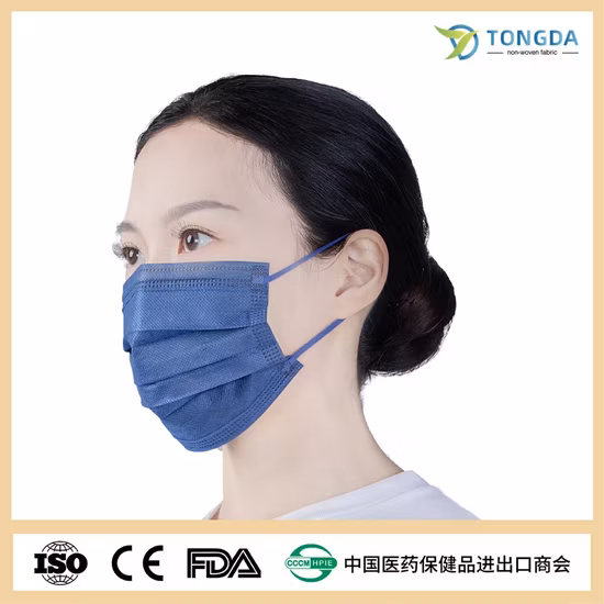 外科/病院/医療/歯科用保護安全不織布3層使い捨てフェイスマスク