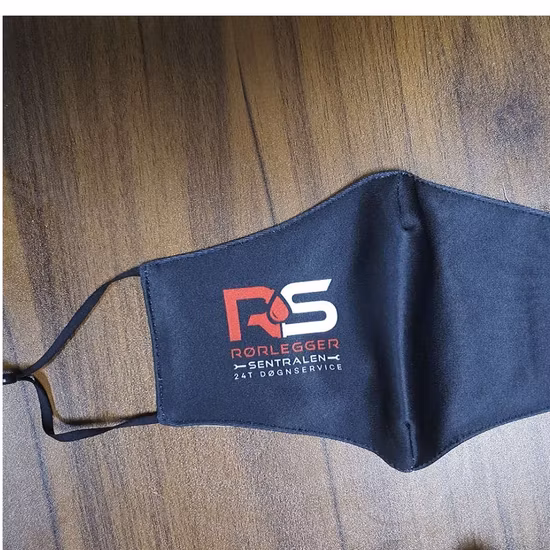 プロモーション卸売再利用可能な洗える 2 層綿編みフェイスマスク