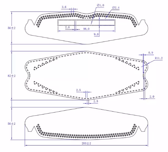 工場出荷時のFFP2フェイスマスク、防塵用CE証明書付き